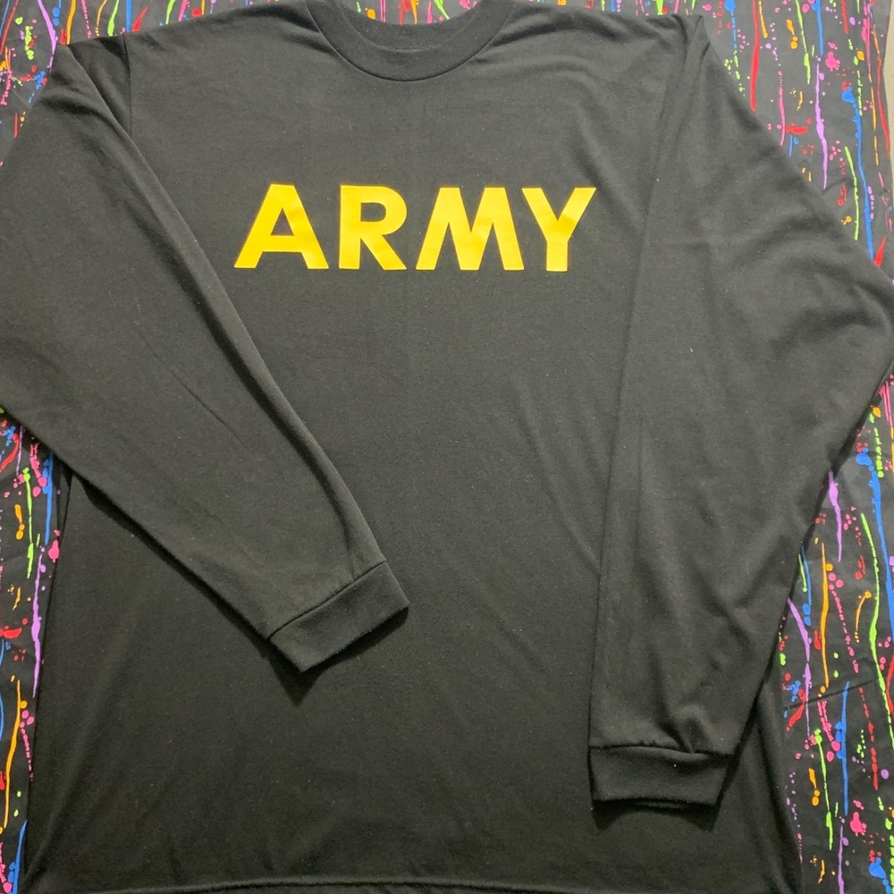 Army Official Physical Fitness Uniform Long Sleeve Size Large